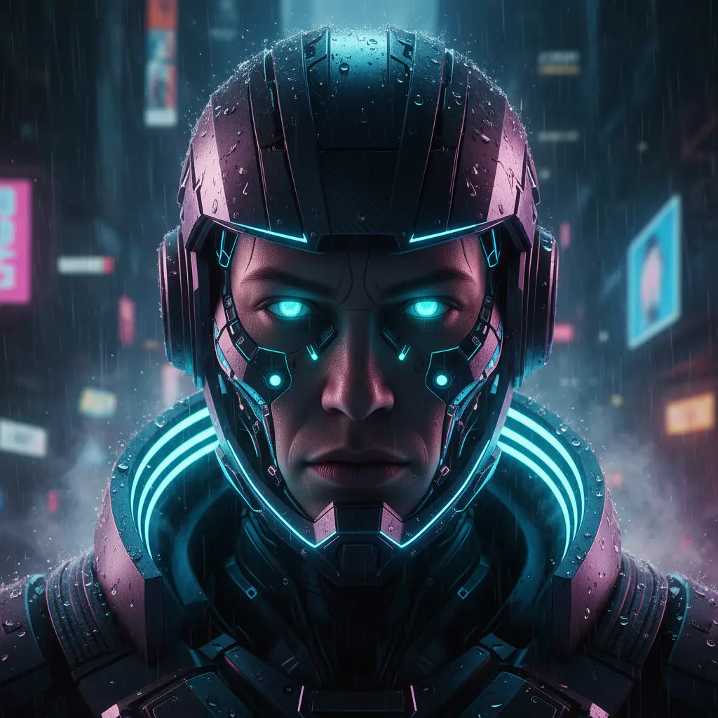 Detailed game character